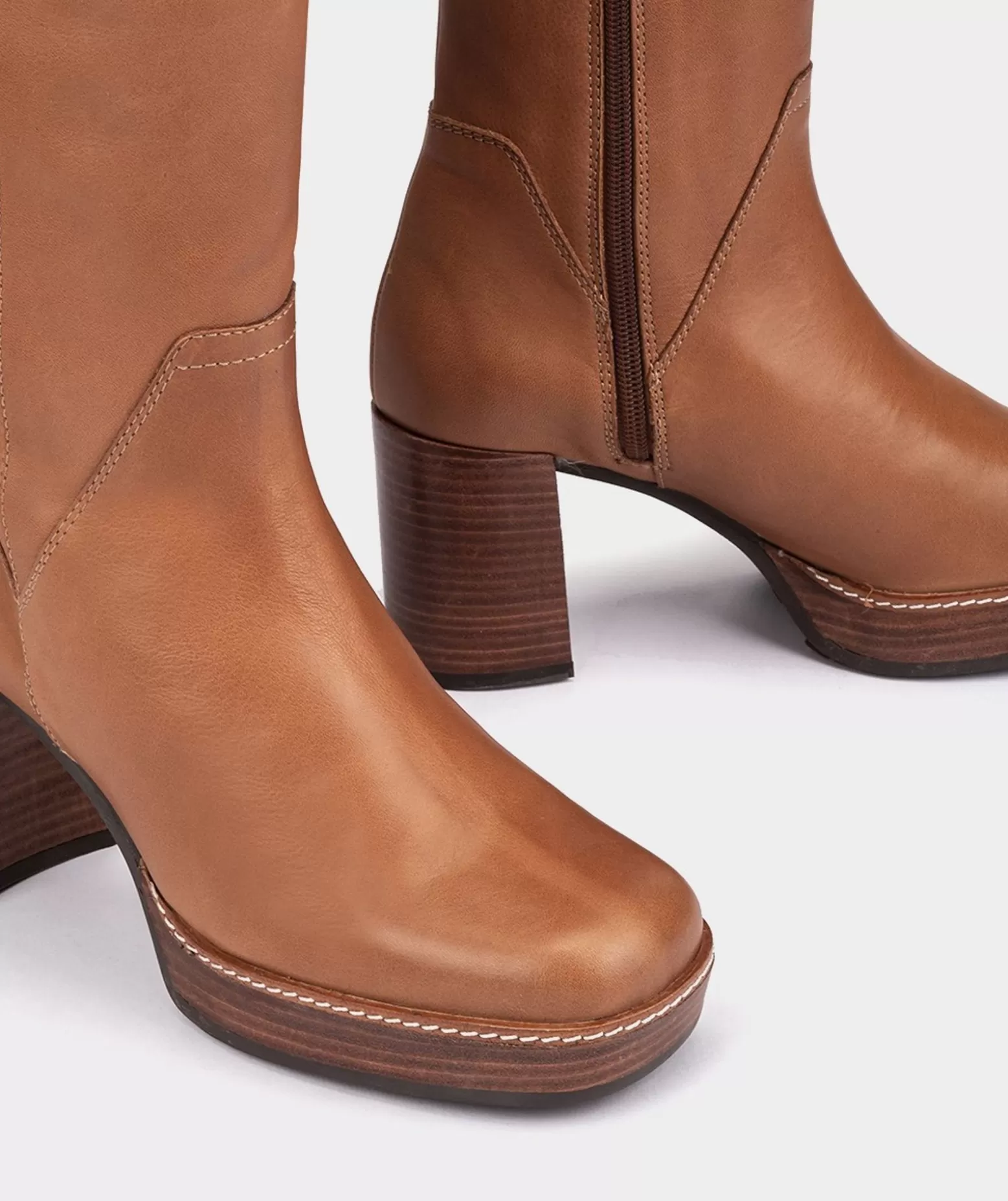 Pedro Miralles Botas | Botas De Cana Alta Fabricadas Em Couro. Cristal Ginger