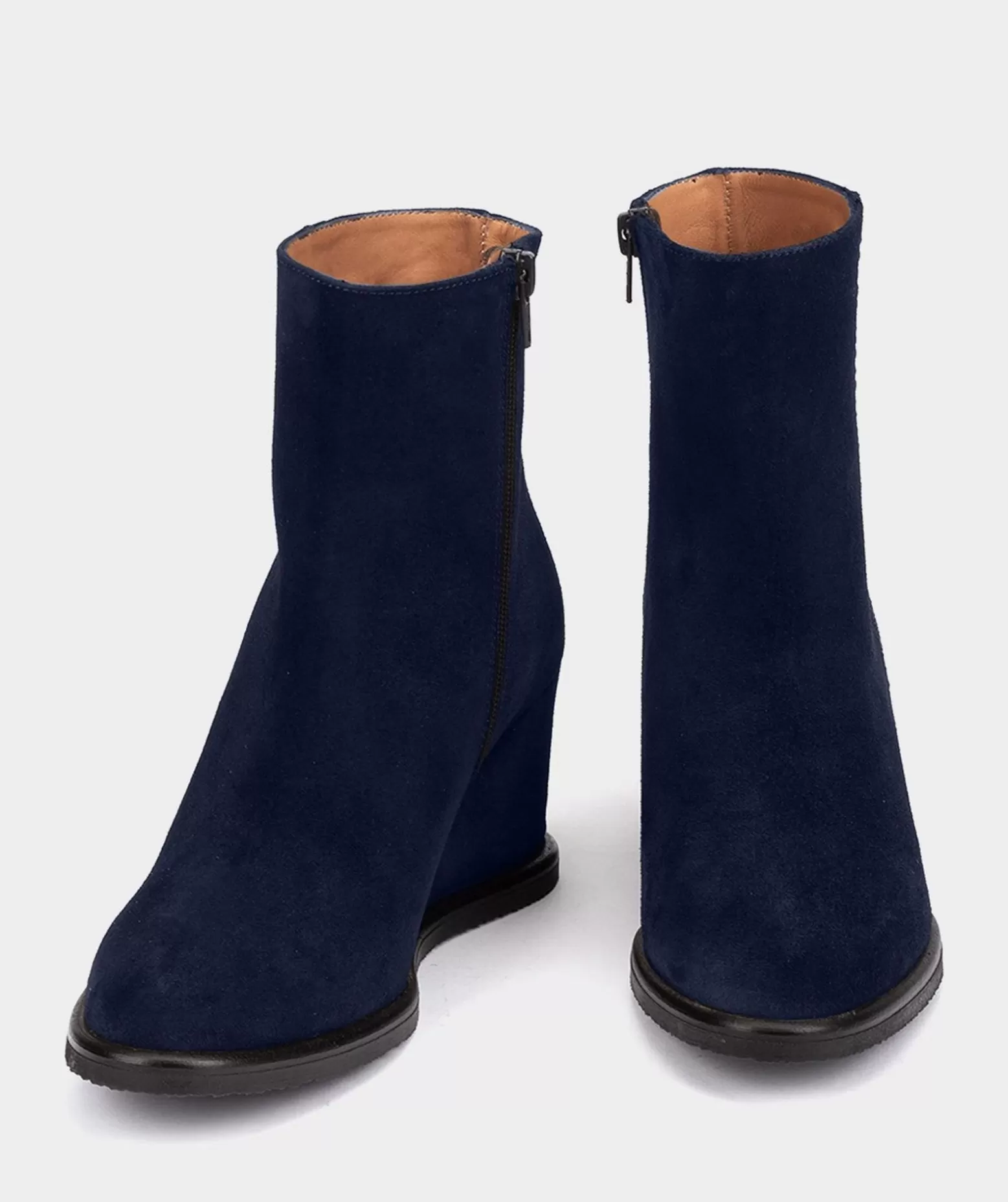 Pedro Miralles Cunhas | Botas De Montanha De Cunha. Velour Navy