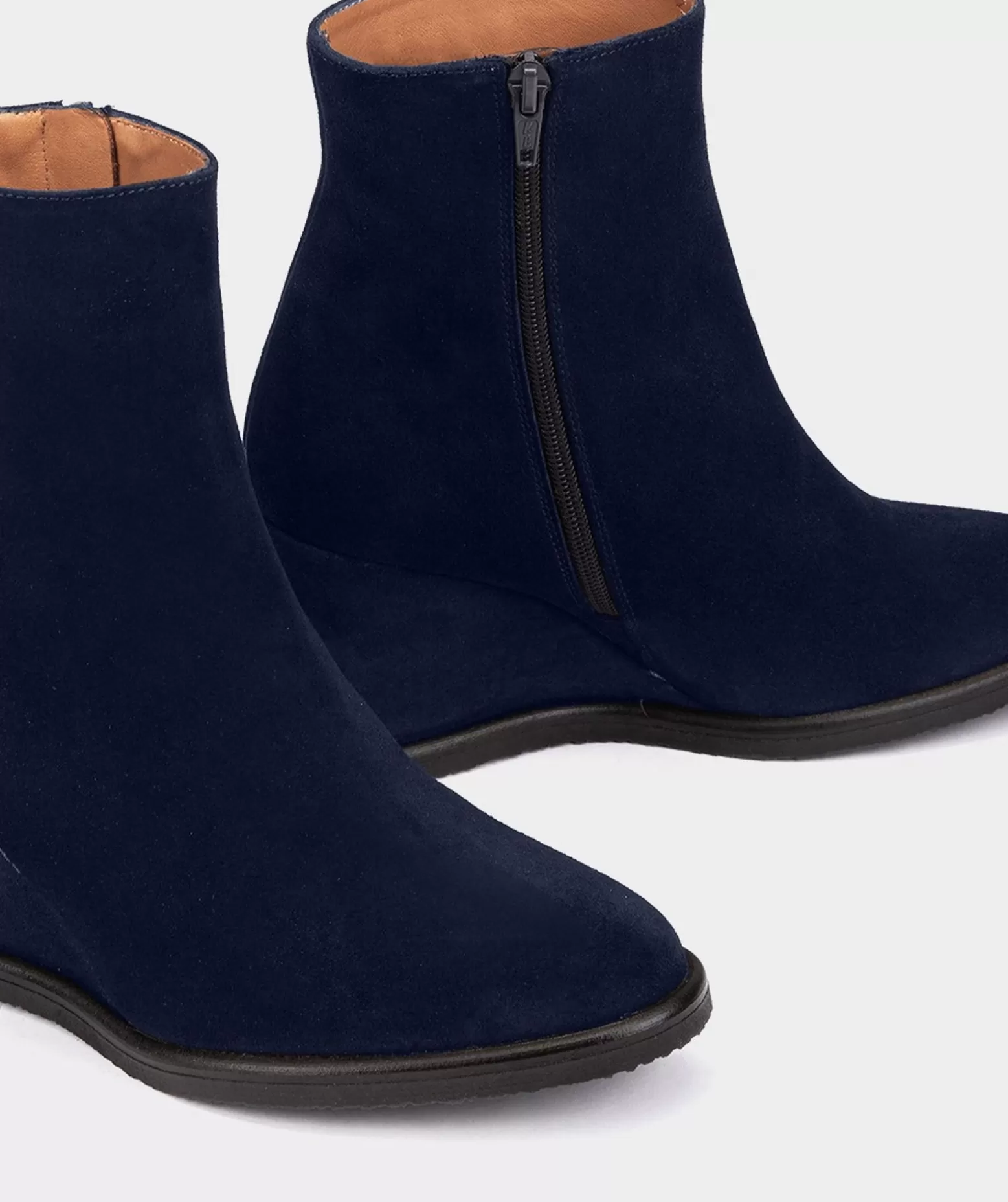 Pedro Miralles Cunhas | Botas De Montanha De Cunha. Velour Navy