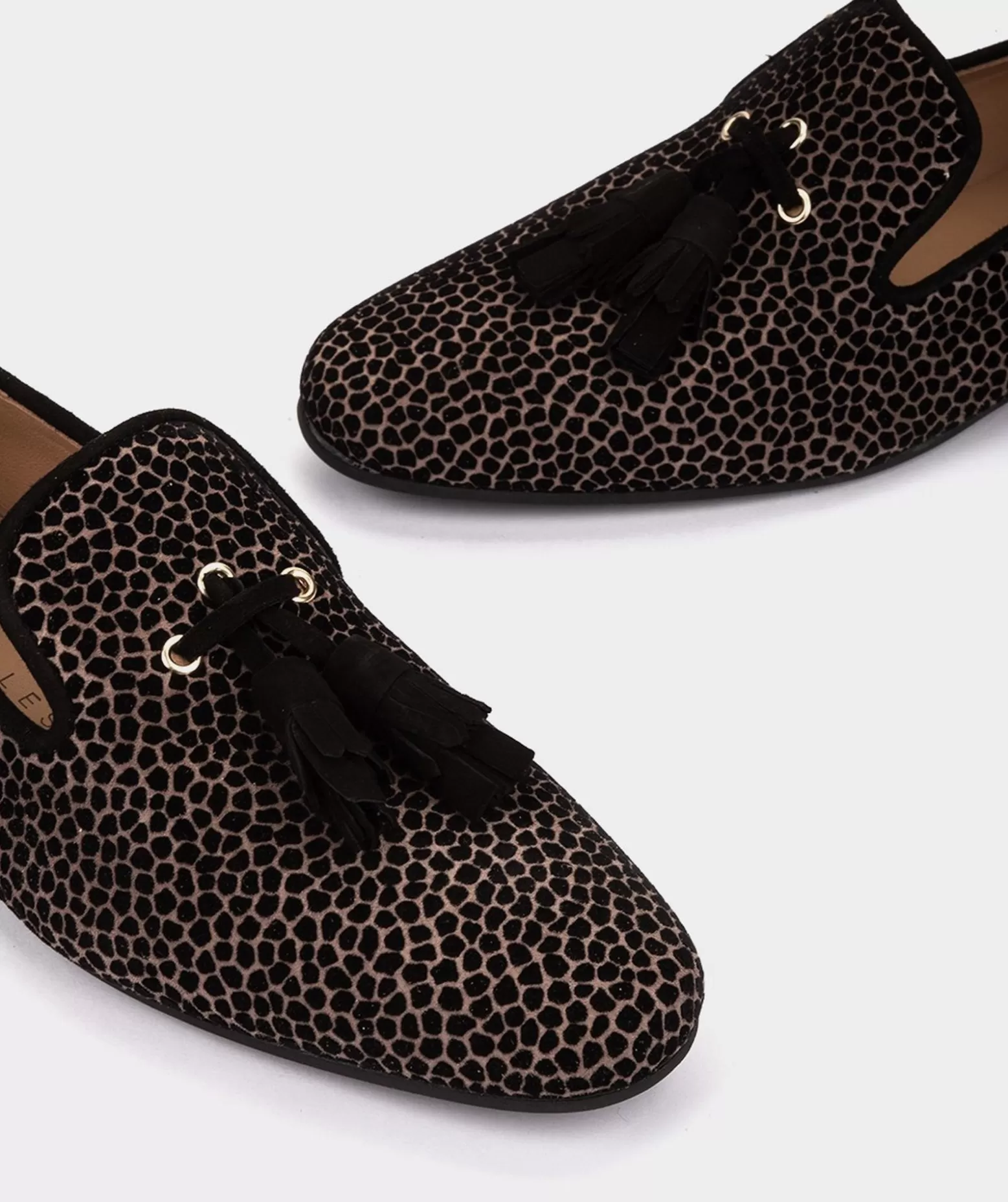 Pedro Miralles Mocassins | Mocassim De Couro Com Animal Print. Girafina Arena