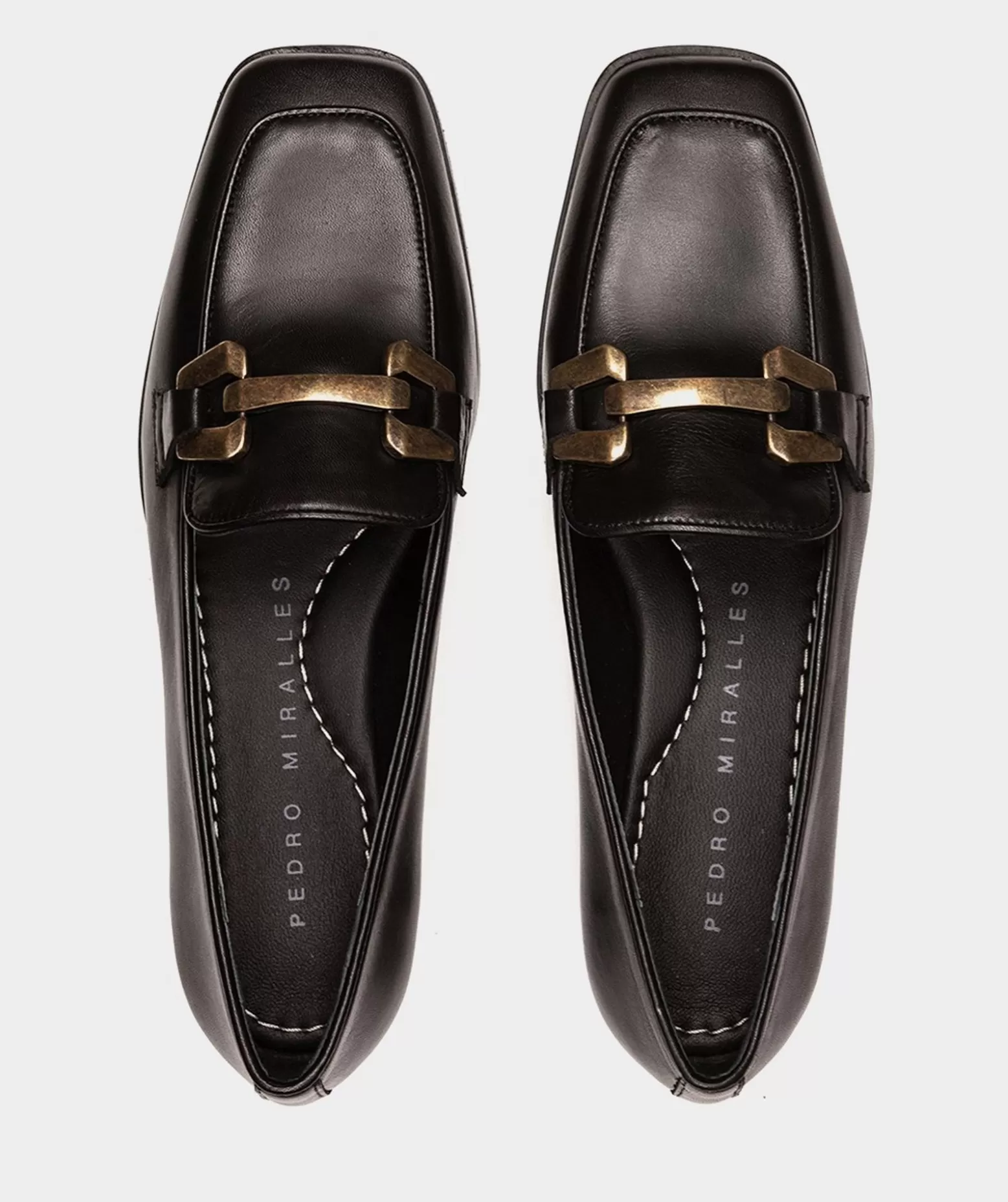 Pedro Miralles Mocassins | Mocassins De Couro Preto Seta Negro