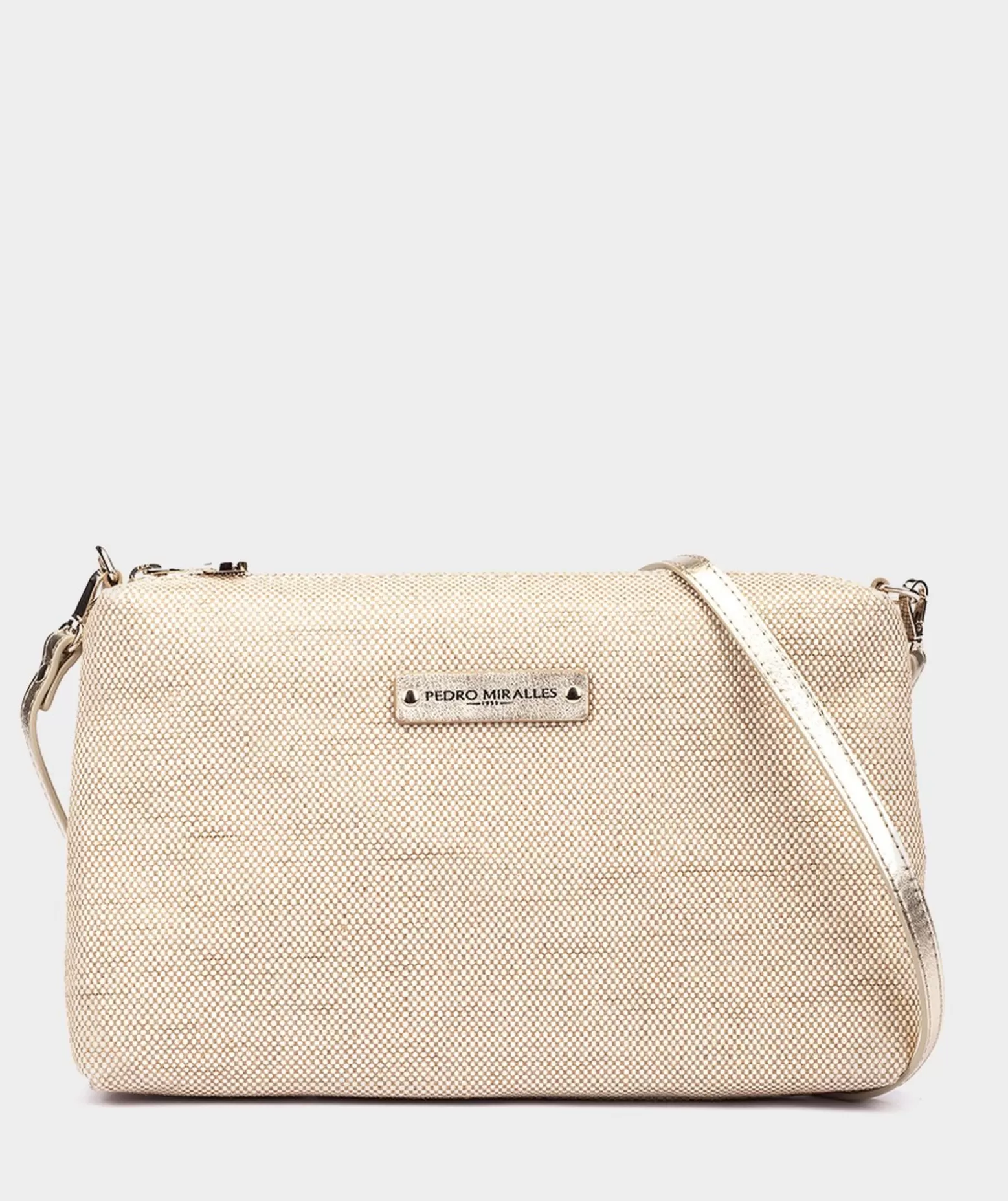 Pedro Miralles Malas | Saco De Ombro De Rafia Rafia Beige