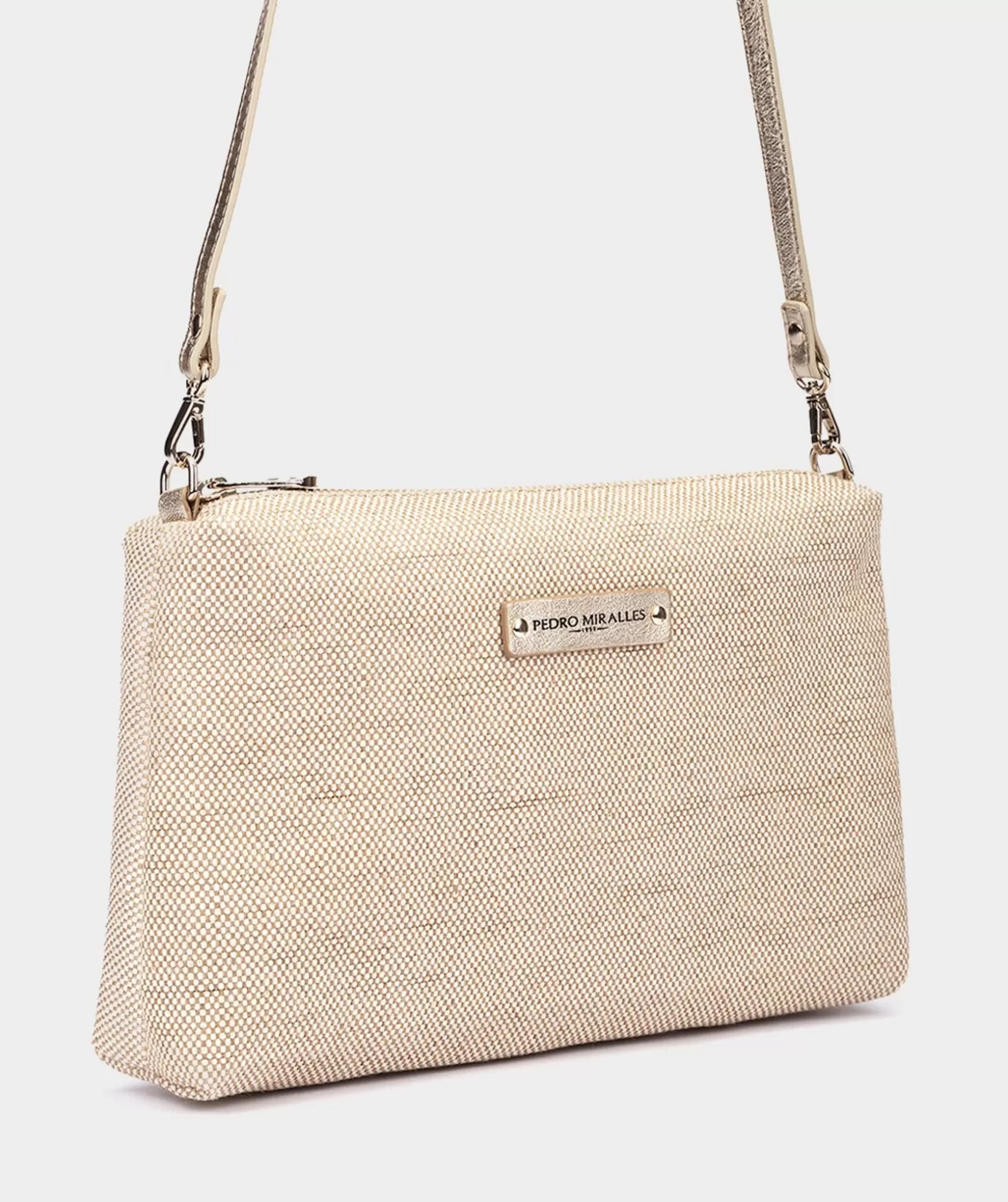 Pedro Miralles Malas | Saco De Ombro De Rafia Rafia Beige