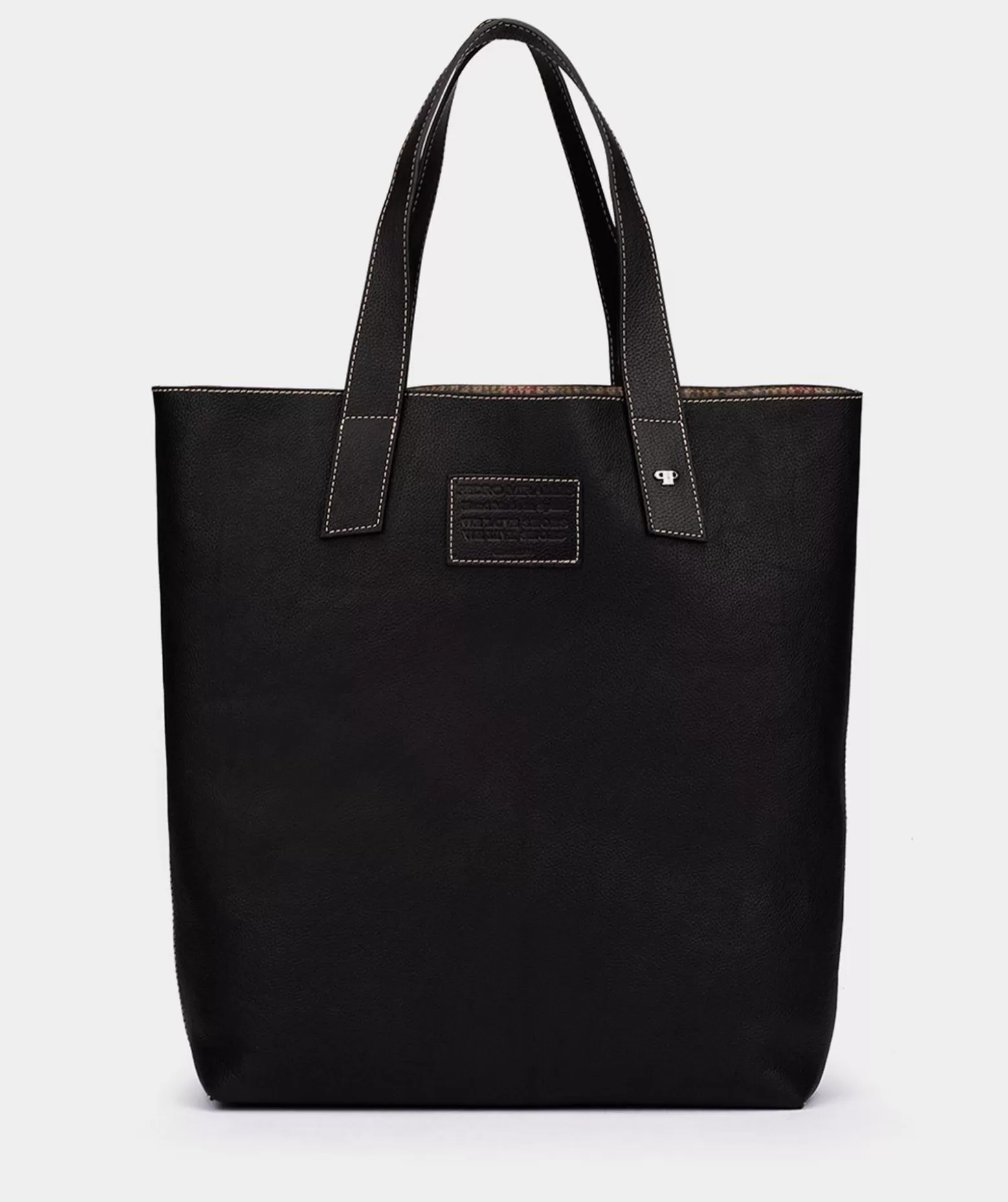 Pedro Miralles Malas De Ombro | Saco De Serragem Estilo Shopper Velour Negro