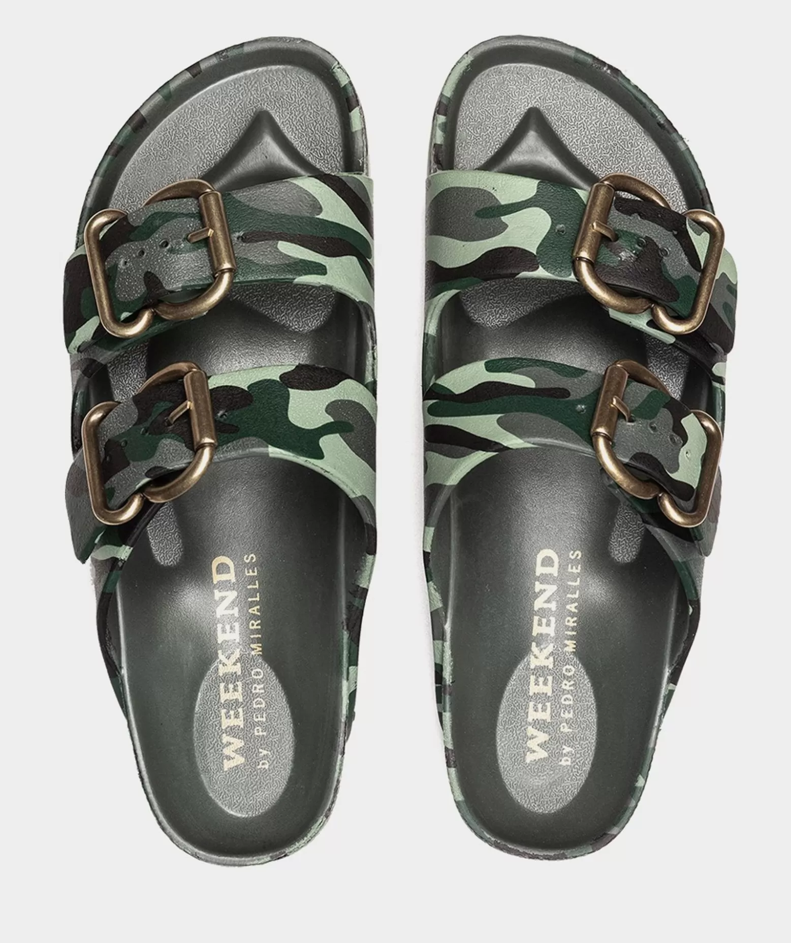 Pedro Miralles Sandalias Planas | Sandalias Liso Bio Camuflaje